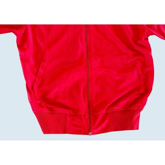 Vintage 70s / 80s Red WINNING WAYS Full Zip Track Jacket Size Small - Picture 3 of 8